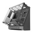÷ Caja microatx gaming mars gaming mcb black dise?o custom premium sistema modular sin fuente de alime
