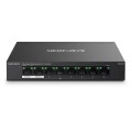 ÷ Switch poe+ no gestionable mercusys ms108gp 8p 10/100/1000 7p poe+ 65w ethernet mini desktop