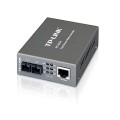 ÷ Convertidor fibra tp-link mc100cm rj45 eth a fibra multimodo sc 100mb fullduplex hasta 2km montaje e