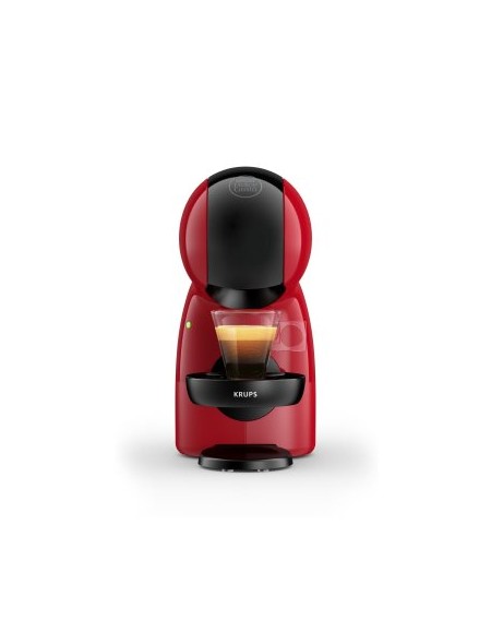 ÷ Cafetera krups piccolo xs dolce gusto 1600 w, 15 bar color rojo y negro