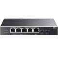 ÷ Switch no gestionable tp-link sg1005p-pd 1p giga poe++ in y 4p poe+ out sobremesa no rack carcasa me