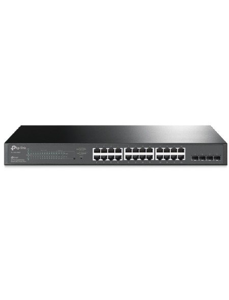 ÷ Switch semigestionable poe+ tp-link sg2428lp 28p de los cuales 16p giga poe+ 8p giga + 4p slot giga 