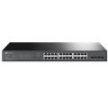 ÷ Switch semigestionable poe+ tp-link sg2428lp 28p de los cuales 16p giga poe+ 8p giga + 4p slot giga 