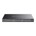 ÷ Switch semigestionable poe+ tp-link sg2452lp 52p de los cuales 32xgb poe+ 1xgb 4xsfp slot gb 