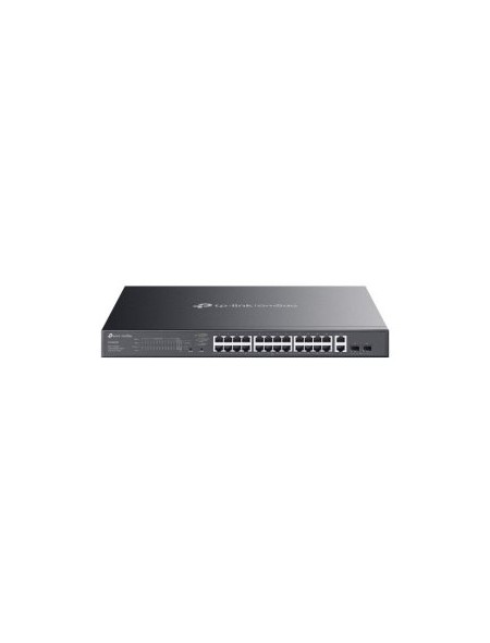 ÷ Switch semigestionable tp-link omada es228gmp 28p 24xlangb poe+ 2xlangb 2xsfp 384w total metal