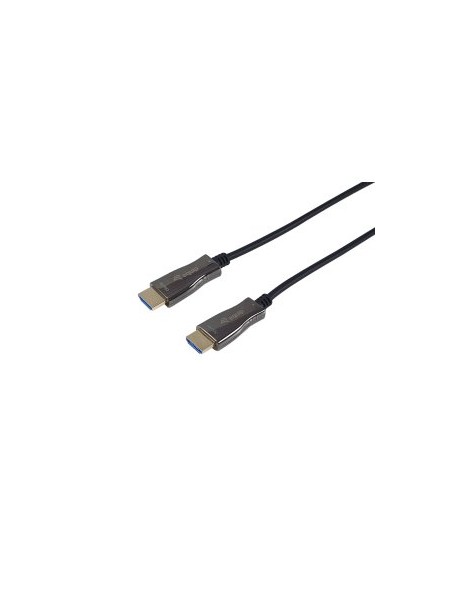 ÷ Cable hdmi equip activo optico 2.0 20m 4k 60hz 18gbps