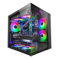 ÷ Caja atx cube mars gaming mcvone negra cristal continuo gpu 334mm 1x3.5 2x2.5 