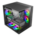 ÷ Caja atx cube mars gaming mcvone negra cristal continuo gpu 334mm 1x3.5 2x2.5 