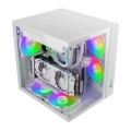 ÷ Caja atx cube mars gaming mcvonew blanco cristal continuo gpu 334mm 1x3.5 2x2.5 