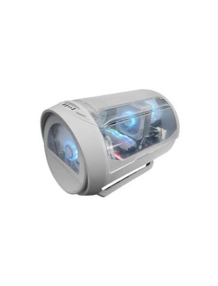 ÷ Caja microatx gaming mars gaming mccylon blanco dise?o turbina gpu 365mm 2x3.5 2x2.5 