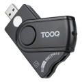 ÷ Lector externo de dnie tooq vision tqr-3012b usb-a 2.0 dnie 4.0  sim sd sf negro