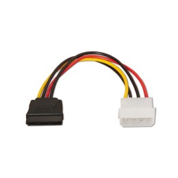 ÷ Aisens - cable sata alimentacion, molex 4pin/m-sata/h, 16cm