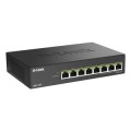 ÷ Switch no gestionable dlink dms-108p 8p multigigabit poe++ 2,5g carcasa metalica sobremesa no rack