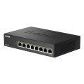 ÷ Switch no gestionable dlink dms-108p 8p multigigabit poe++ 2,5g carcasa metalica sobremesa no rack