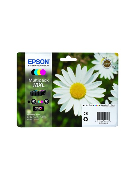 Tinta original Epson multipack T18 XL / xp30 / xp102 / C13t18164010