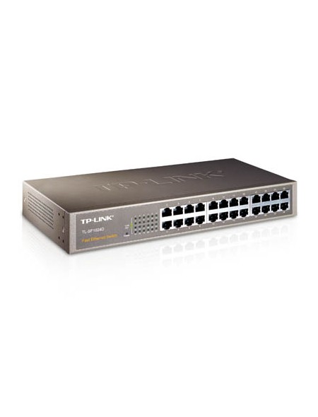 ÷ Switch no gestionable tp-link sf1024ds 24p ethernet carcasa metalica 13
