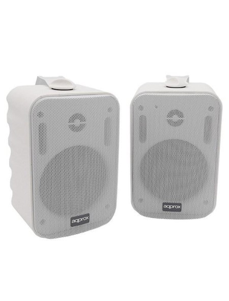 ÷ Altavoces 2.0 bluetooth autoamplificados approx tws 20w por canal bt 4.1 con soporte para colgar esp