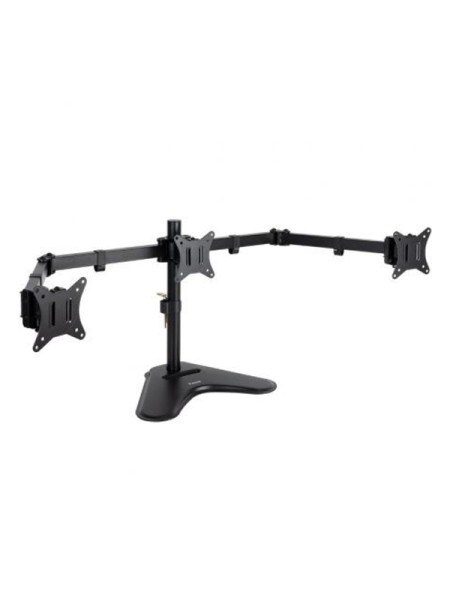 ÷ Soporte de mesa con base tooq db1704tn-b para 3 pantallas de 17