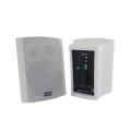 ÷ Altavoces 2.0 autoamplificados approx color blanco 30w por canal input 2xrca 1xjack 1x5 pin bt