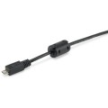 ÷ Cable usb 2.0 equip tipo a - micro usb b 1.8m con ferrita 128551