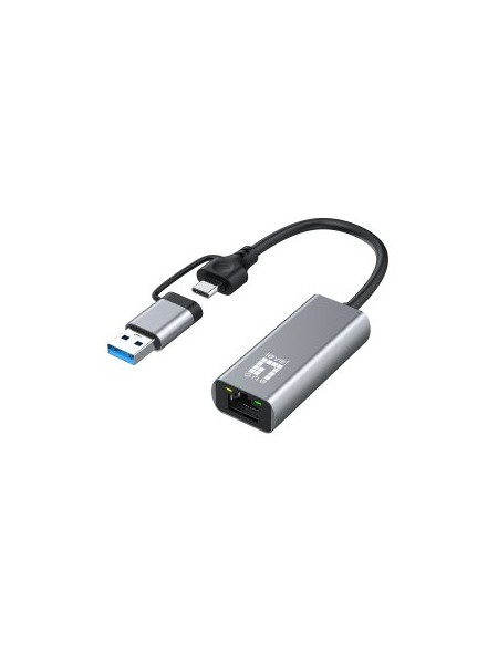 ÷ Adaptador usb-c level one usb-0423 a rj45 1x2.5 gigabit con adaptador a usb-a