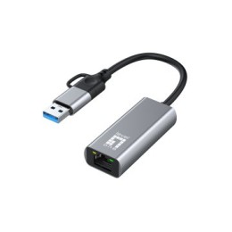 ÷ Adaptador usb-c level one usb-0423 a rj45 1x2.5 gigabit con adaptador a usb-a