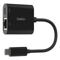 ÷ Adaptador belkin inc019btbk usb-c a ethernet + carga 100w color negro