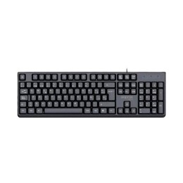 Teclado Usb Approx X205 / 105 Teclas / 1.45m / Ligero y compacto / Negro / Appmx205