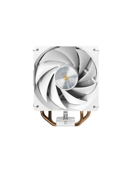 ÷ Ventilador con disipador de cpu mars gaming mcpux4w blanco pwm si 120mm tdp 230w 