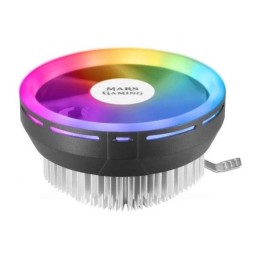 ÷ Ventilador con disipador para cpu mars gaming mcpu120 rgb perfil bajo disipador de aluminio y ventil