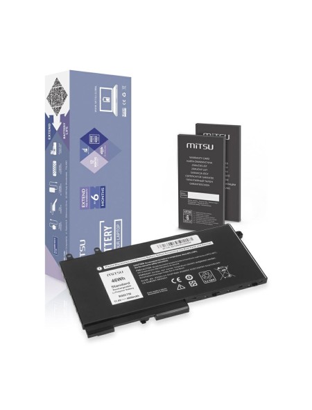 Batería compatible para portátil DELL Latitude 5400 11.4V 4000 mAh Mitsu