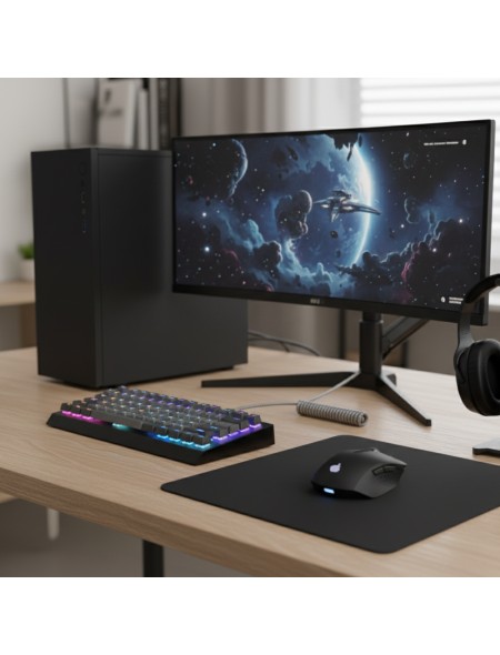 Equipo Montado Caja Approx APPC-205F / Intel i5-12400f / PB Asus H610M / 16GB DDR4 3200 MHz / 480Gb M.2 NVME Crucial /GT710 2G DDR5