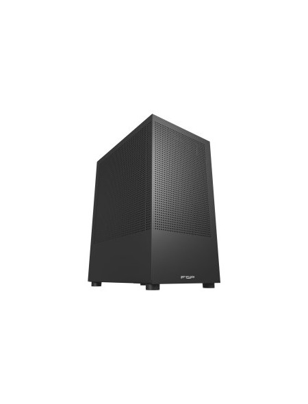 ÷ Caja micro atx fsp s110 frontal rejilla disipador max 160mm gpu max 285mm negro
