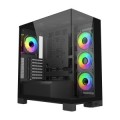 ÷ Caja atx fsp m540 cristal templado back-connect 4xargb disipador max 180mm gpu max 420mm negro