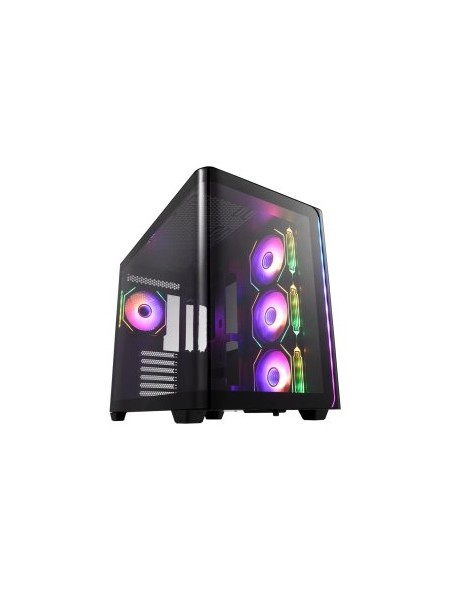 ÷ Caja atx fsp m580 cristal templado curvo back-connect 4xargb disipador max 160mm gpu max 445mm negro