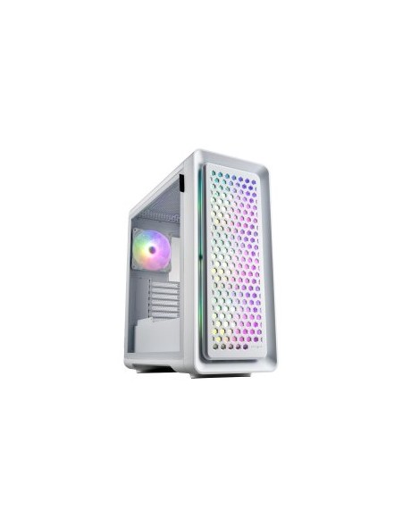÷ Caja e-atx fsp cut593p cristal cables mallado intercambiable front 4xargb cpu 175mm gpu 400mm blanca