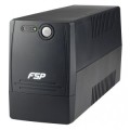 ÷ Sai fsp fp 800 800va 480w entrada 1xiec-c14 salida 2xschuko line-interactive formato torre negro