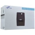÷ Sai fsp fp 800 800va 480w entrada 1xiec-c14 salida 2xschuko line-interactive formato torre negro