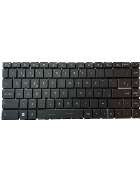 Teclado compatible para portátil MSI modern 14 Series Retroiluminado