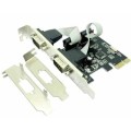 ÷ Controladora pcie approx apppcie2s para 2 puertos serie (incluye low profile)