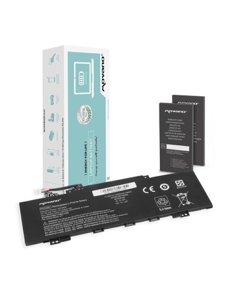 Batería compatible para portátil HP PC03XL 11.55V 3400mAh Movano