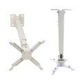 ÷ Soporte de proyector techo tooq pj2012t-b regulaci?n 130-650mm inclinable max. 20kg blanco