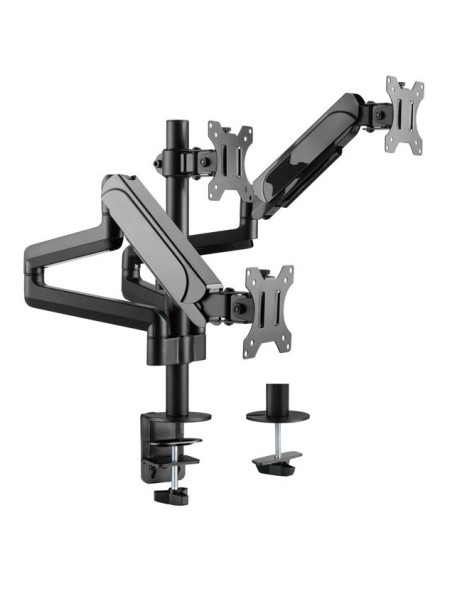 ÷ Soporte de mesa equip 650134 para 3 pantallas 17