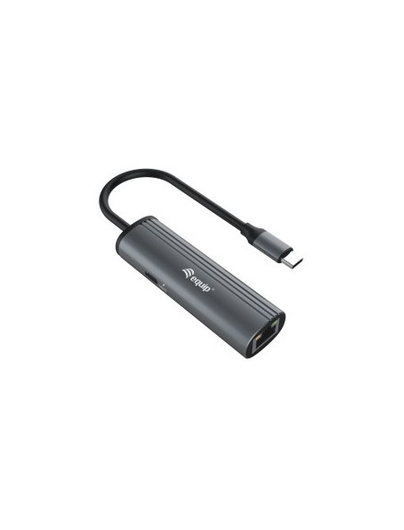 ÷ Adaptador usb-c equip 133486 a 1xusb-c pd 100w 1x1gb rj45 wakeonlan