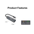 ÷ Adaptador usb-c equip 133486 a 1xusb-c pd 100w 1x1gb rj45 wakeonlan