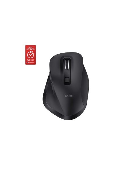 ÷ Mouse trust bluetooth fyda negro 2400 dpi ajustable 6 botones 