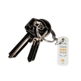 Pendrive Nano Tech One Tech Pro Smart Clip USB 2.0 / 16Gb / Impermeable / Blanco / TEC3004-16