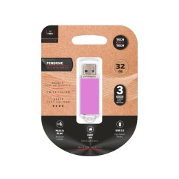 Pendrive Tech One Tech USB 2.0 Basic / 32Gb / Purpura Claro / TEC3009-32