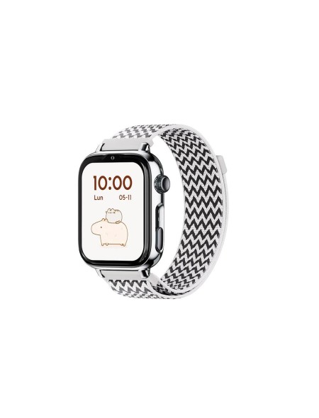 Smartwatch SaveWatch Plus 2 llamada y GPS / Savefamily / 680 mAh / NanoSIM / Tela / Plata / Zig Zag