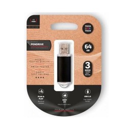 Pendrive Tech One Tech USB 2.0 Basic / 64Gb / Negro / TEC3008-64